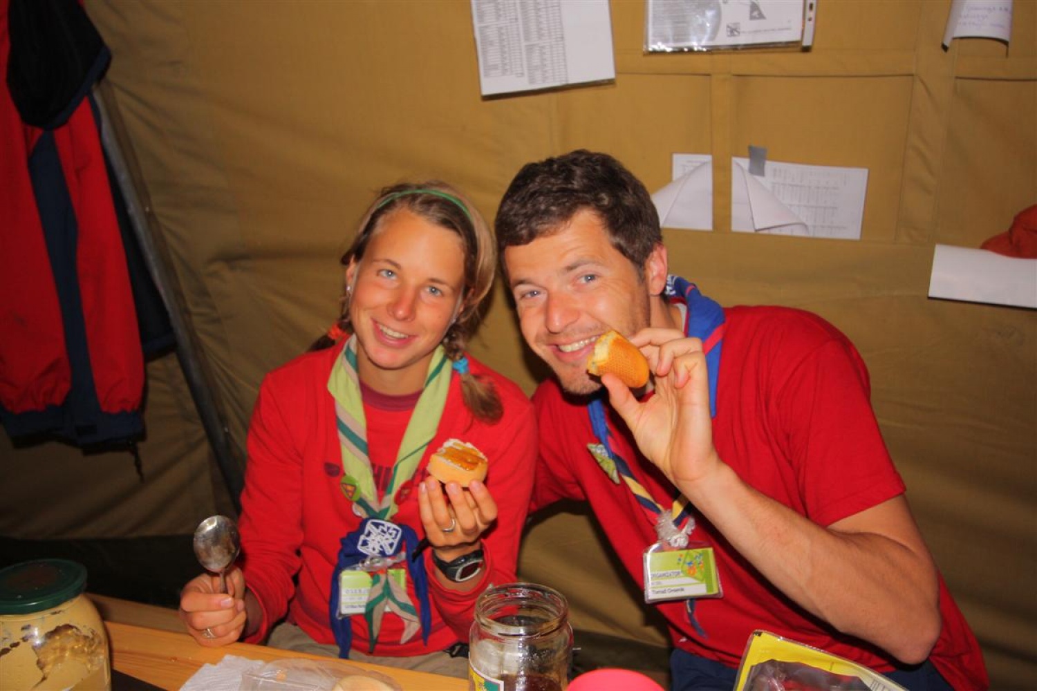 Jamboree 2008 - nedelja jutro in dež