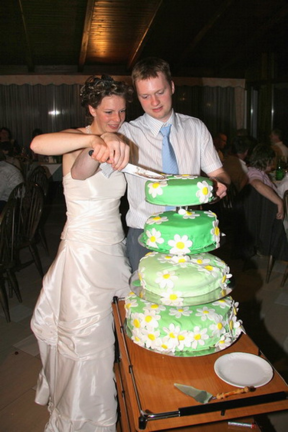 Nekaj slikovnih vtisov z dogajanja na poročni dan