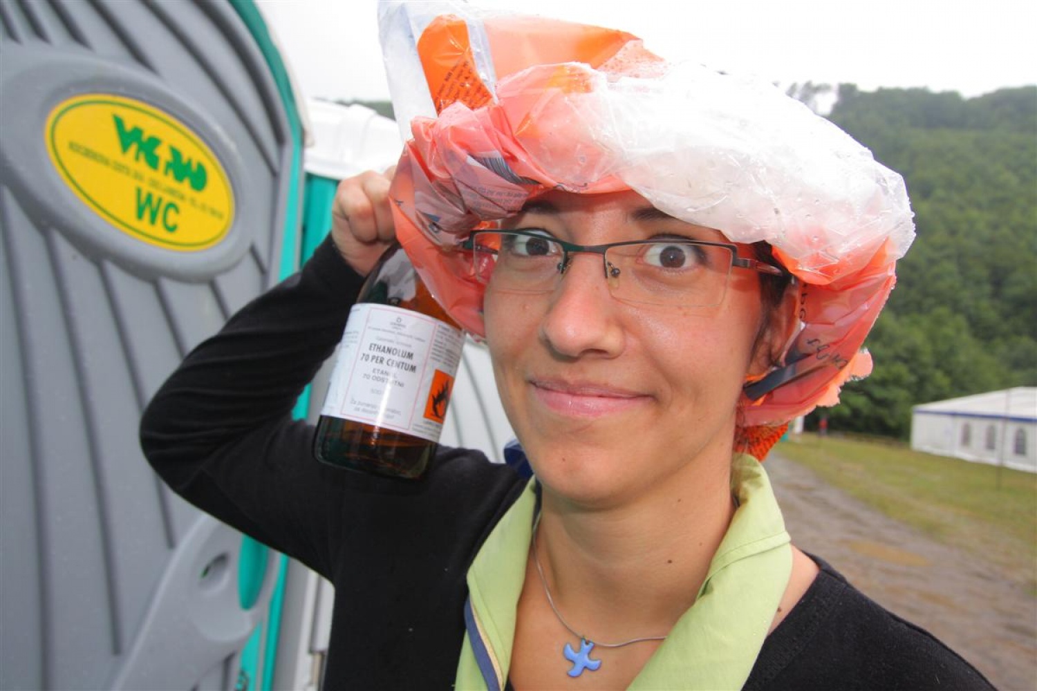 Jamboree 2008 - nedelja jutro in dež