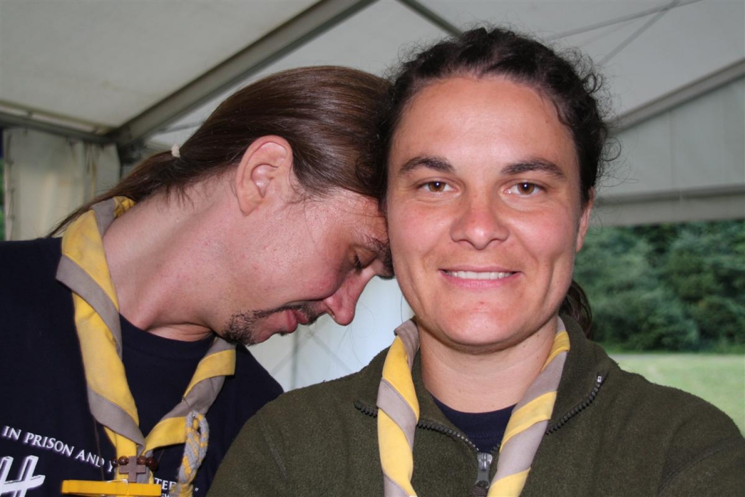 Robi Friškovec in Vesna Žibert, DA in voditeljica IV tabora.