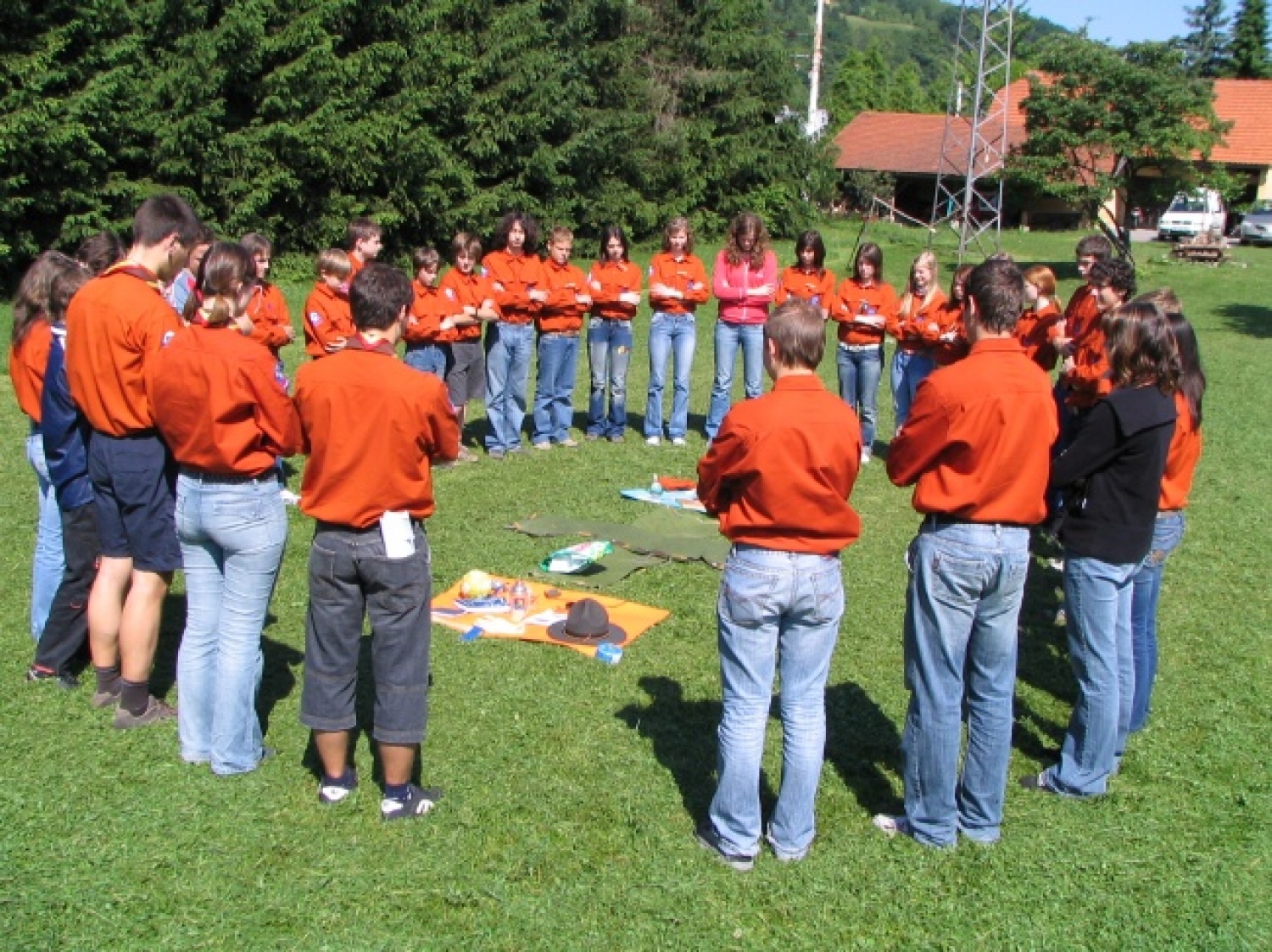 V znamenju skavtskega duha.