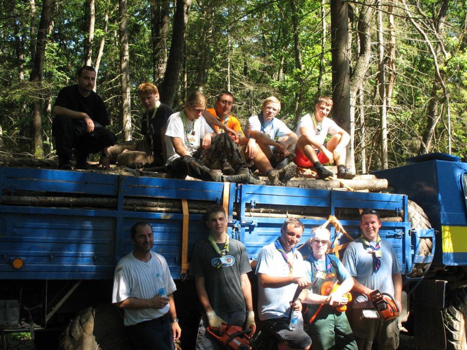 Malo poziranja med delom.