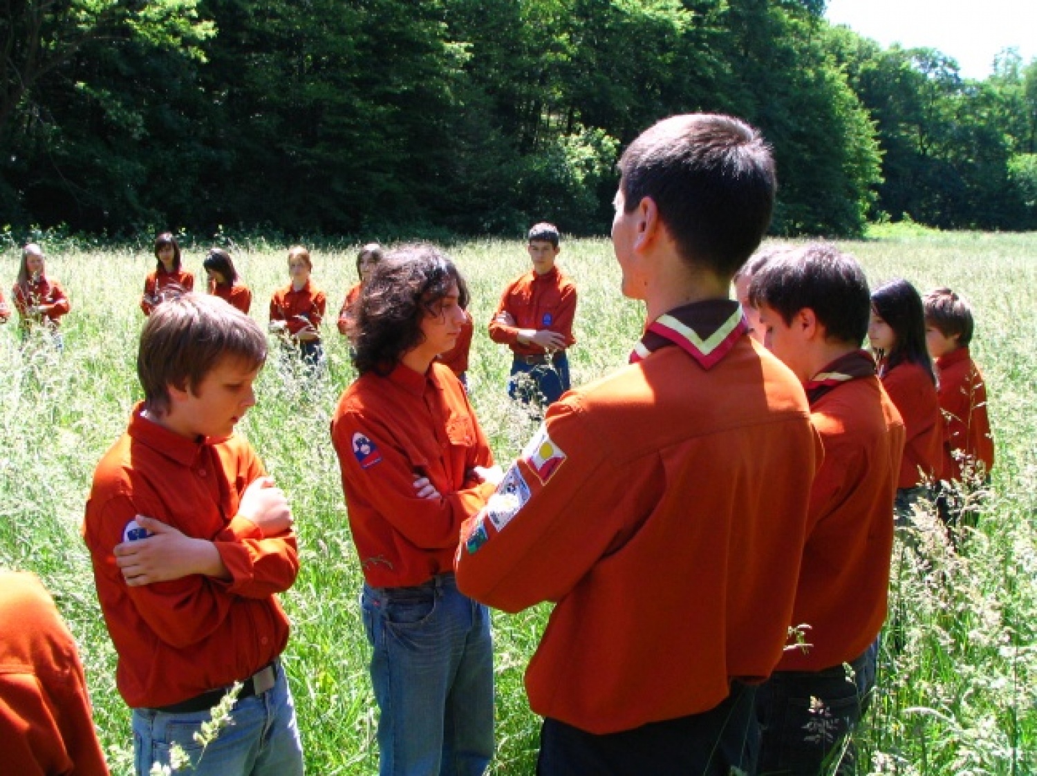 V znamenju skavtskega duha.