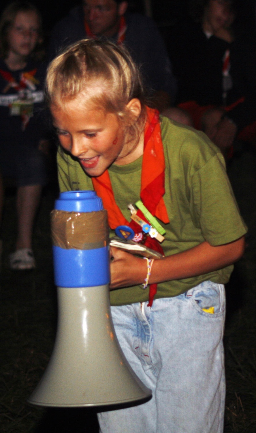 Prvi večer na skupnem delu Jamboreeja