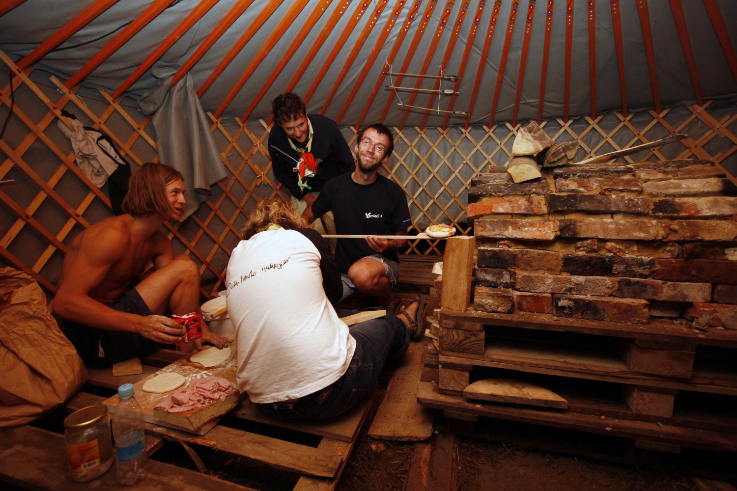 Prvi večer na skupnem delu Jamboreeja