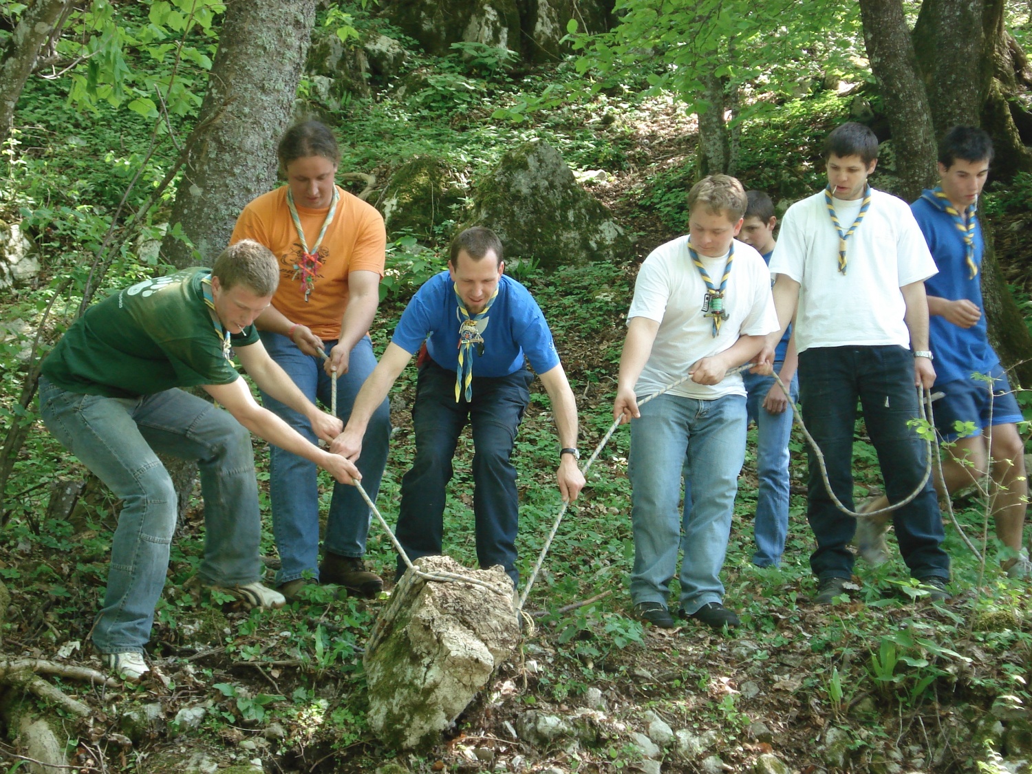 Za podporo jambora seveda...