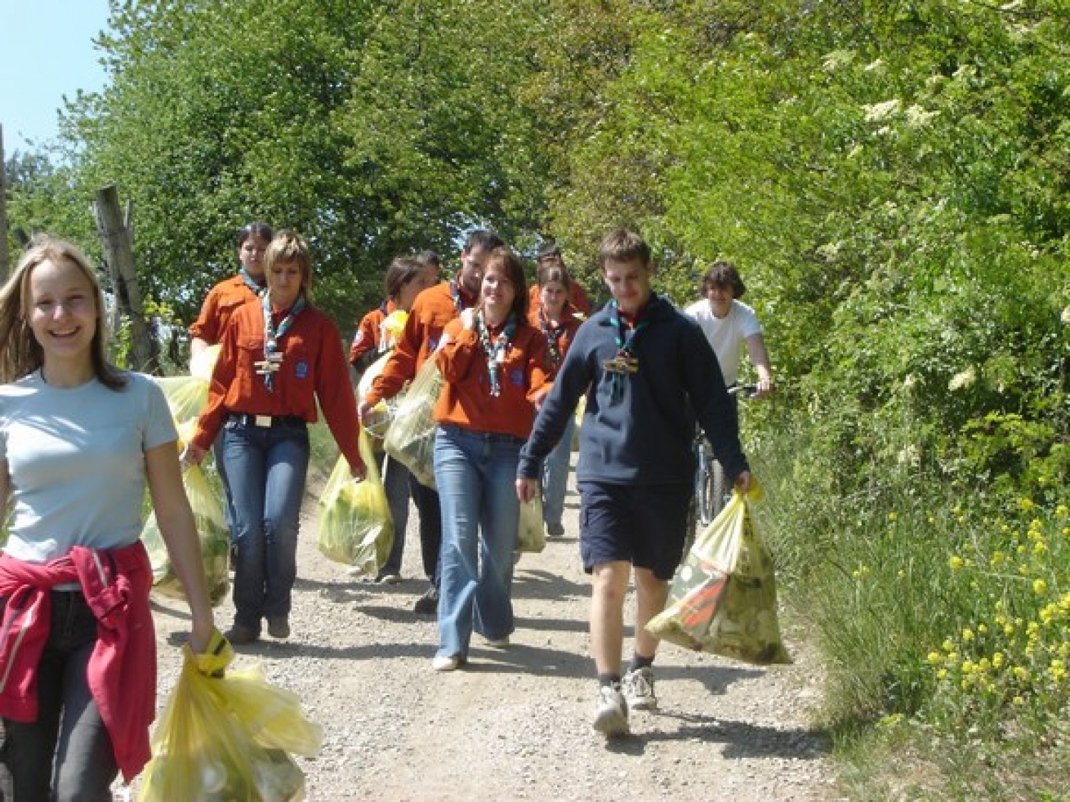 Slike, ki so nastale ob čistilnem dnevu stega Maribor 1 in Slovenske gorice 1