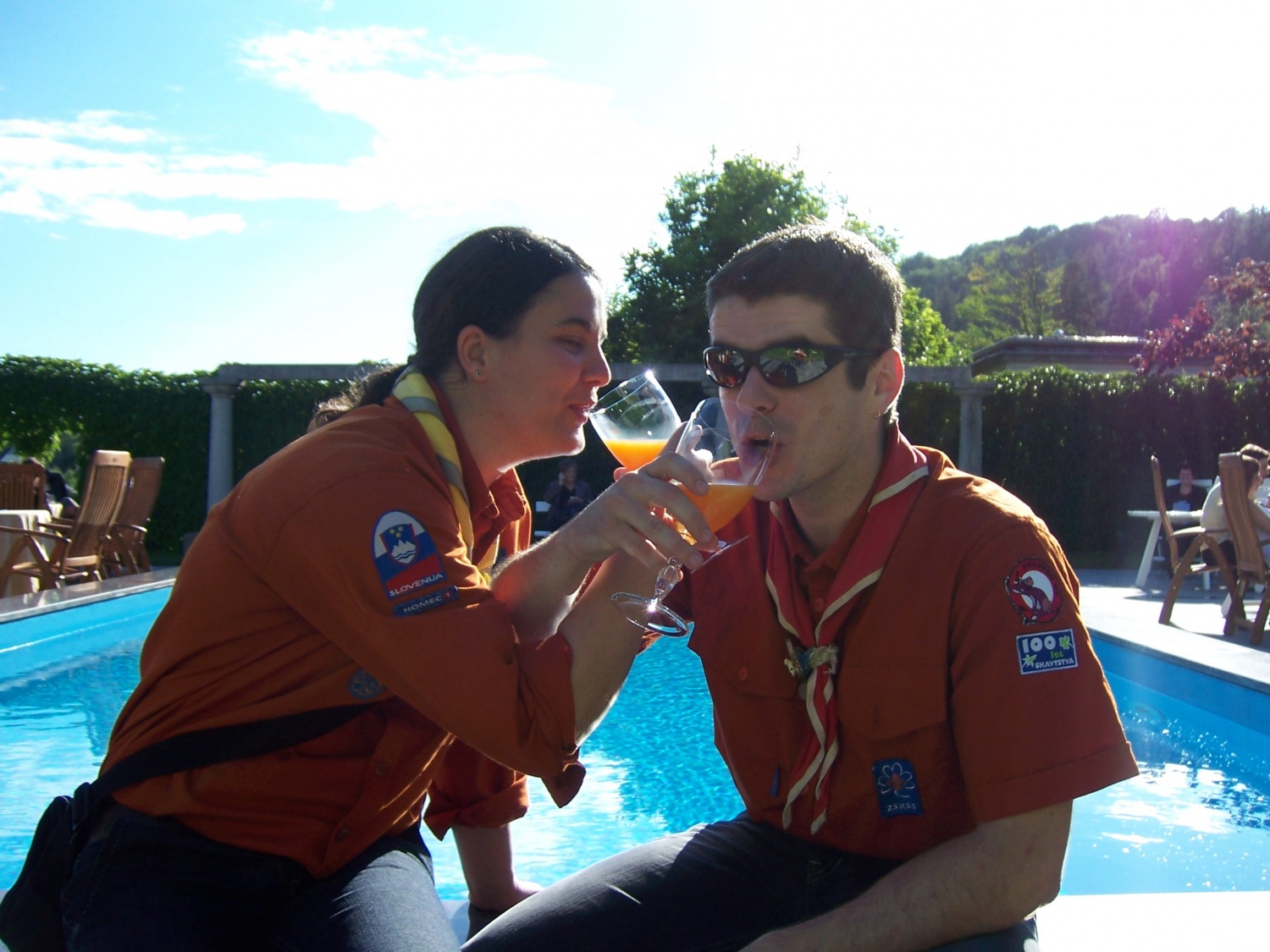 Sprejem prostovoljcev pri predsedniku države