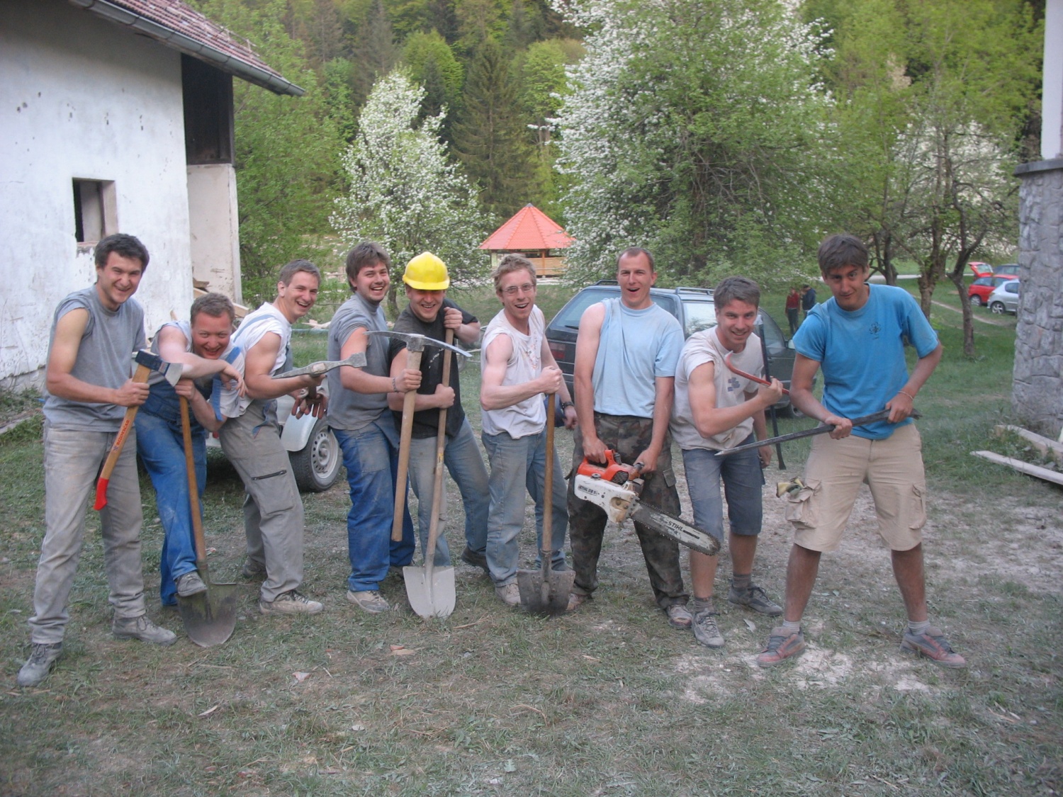 Delovna akcija v Kočevskem Rogu
