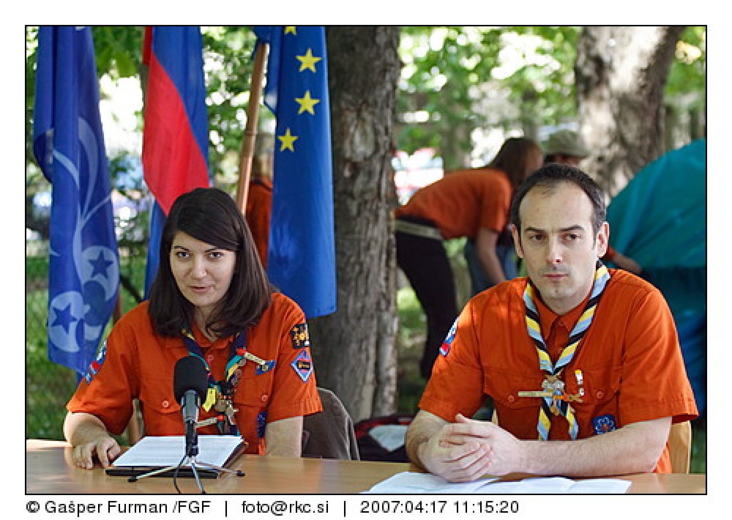 Tiskovna konferenca ob 100 obletnici skavtstva v naravi