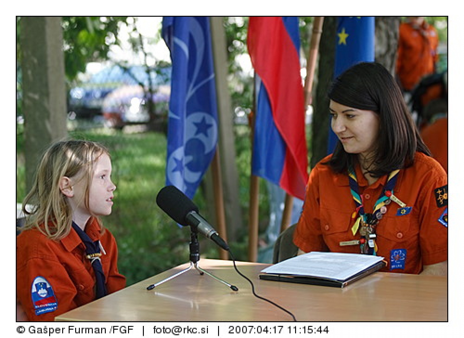 Tiskovna konferenca ob 100 obletnici skavtstva v naravi