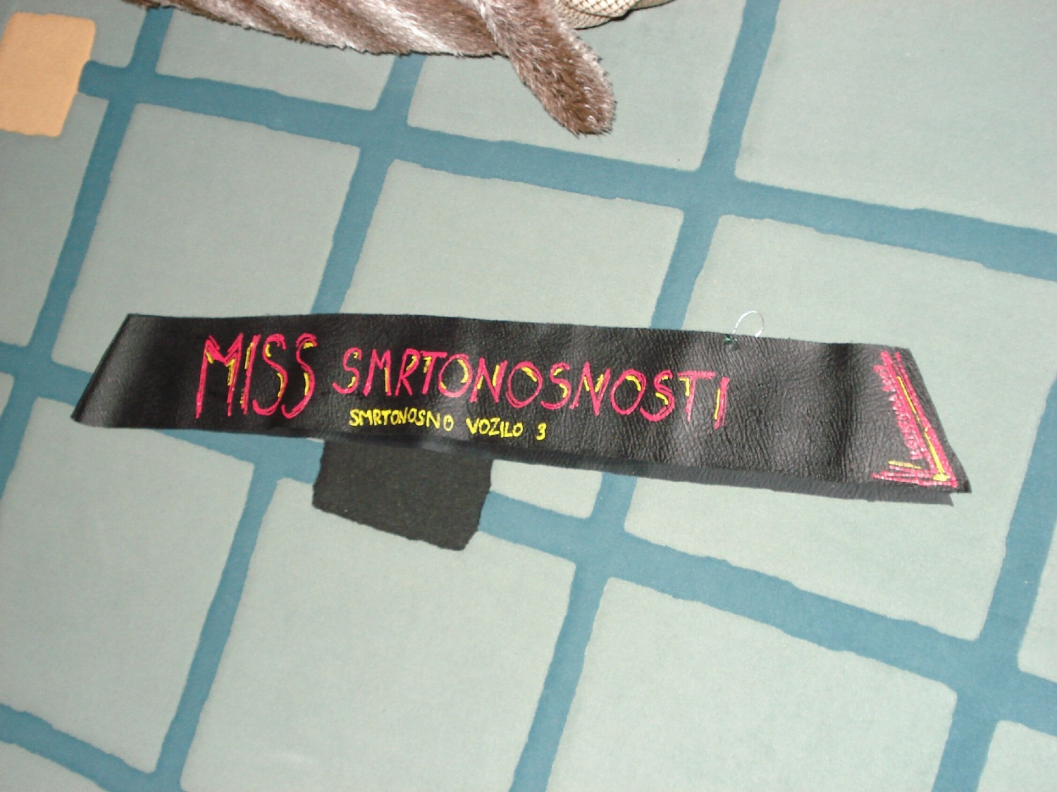 Našitek, nagrada in vozilo SV3