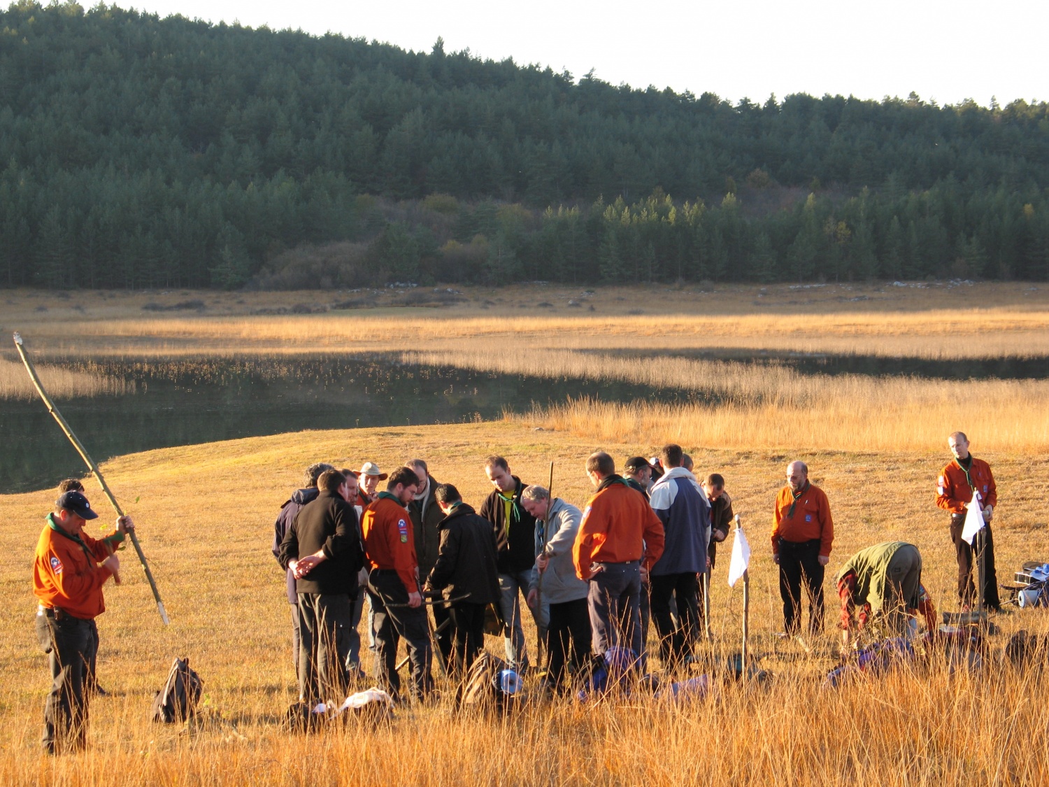 priprava na mašo in učenje zgradbarstva