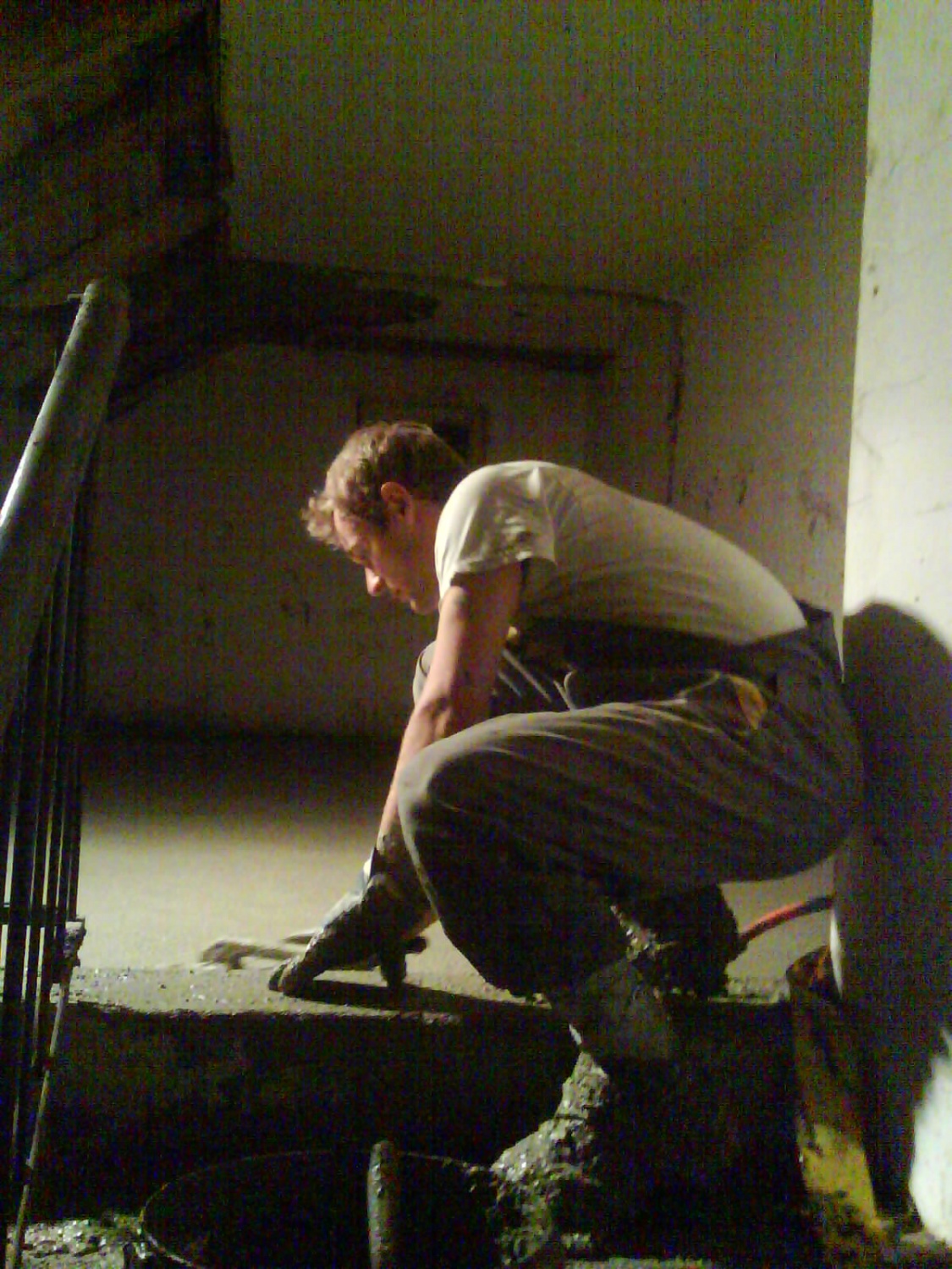 betoniranje plošč v 1. nadstropju