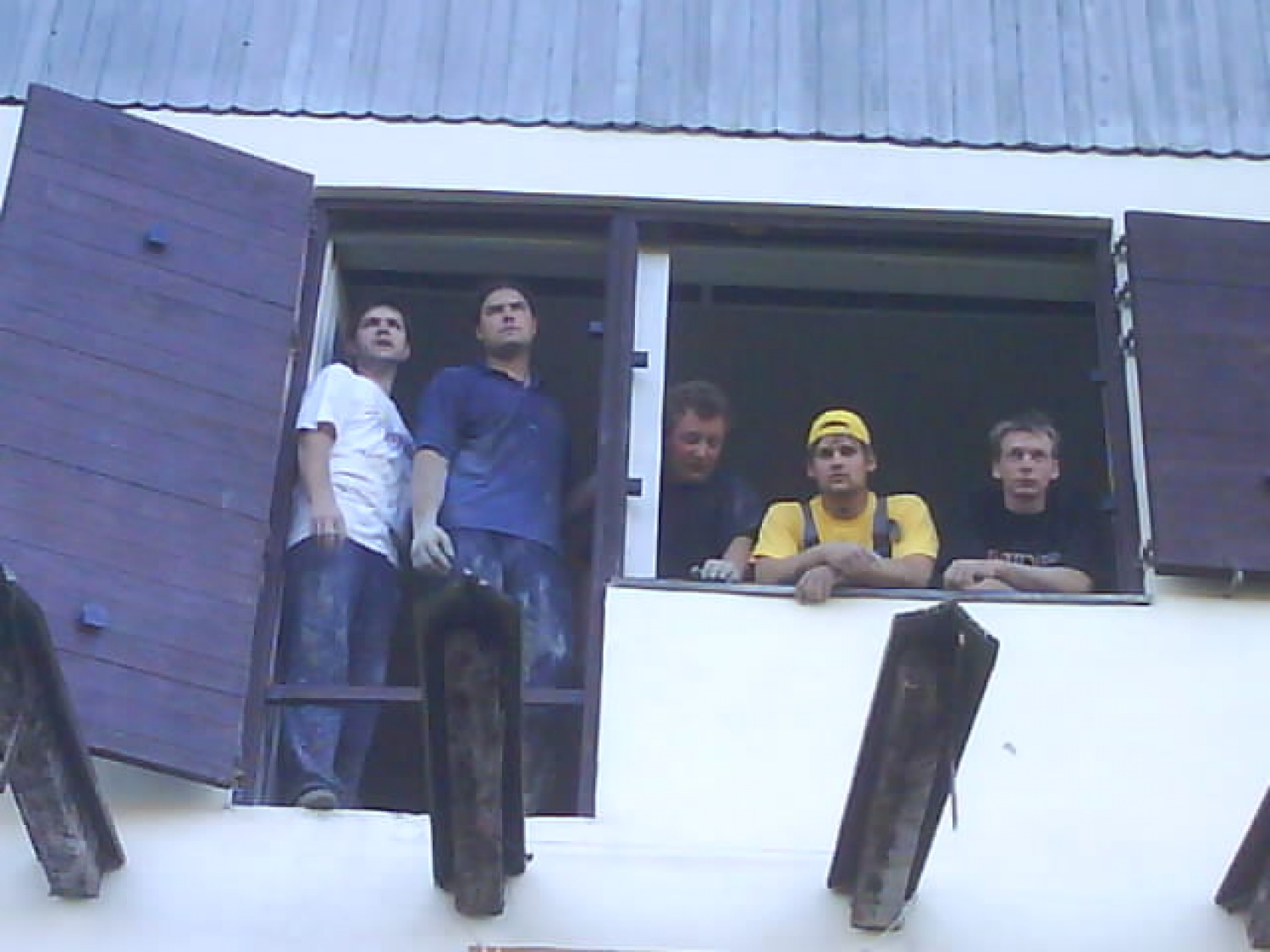 betoniranje plošč v 1. nadstropju