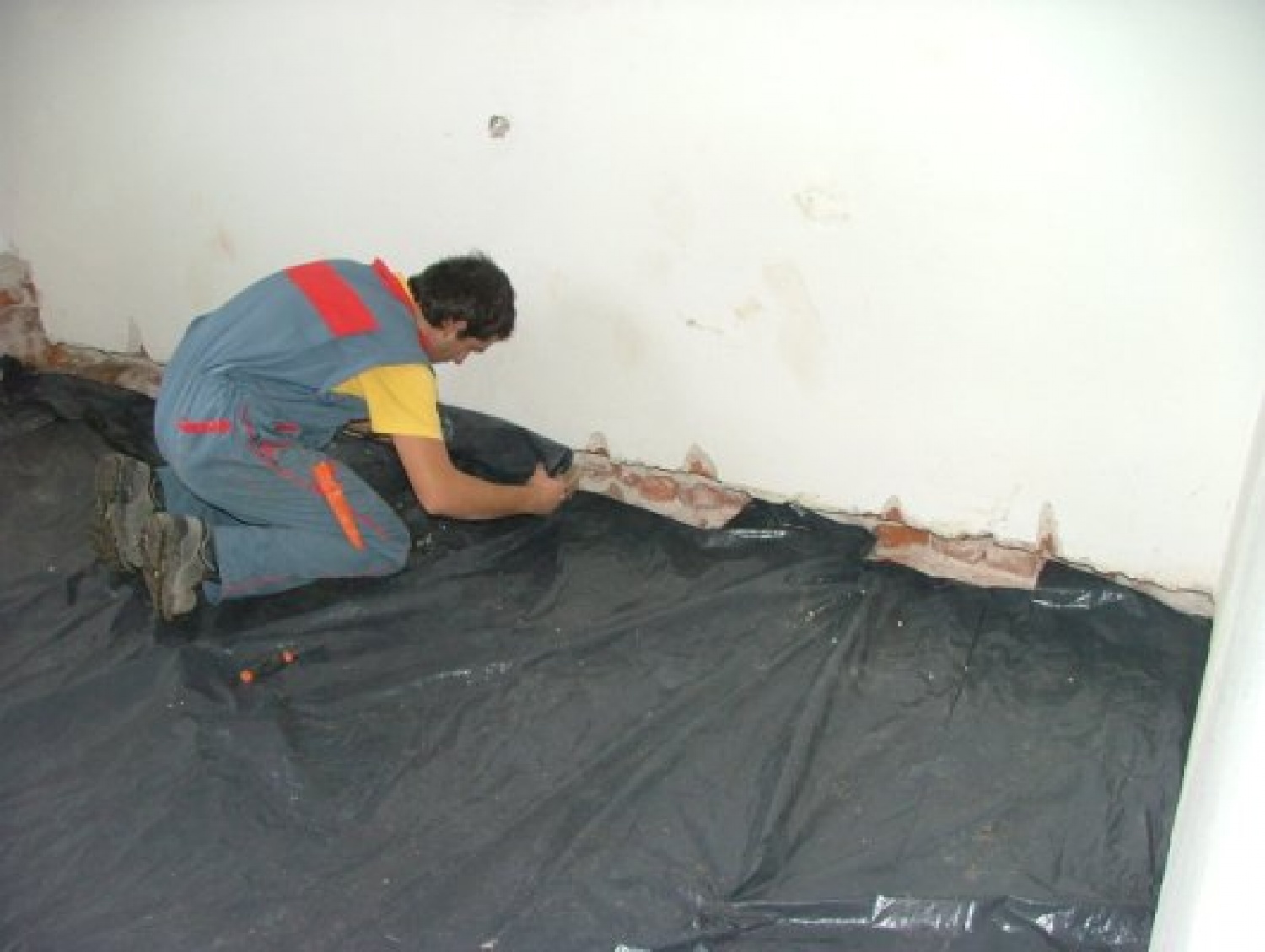 betoniranje plošč v 1. nadstropju