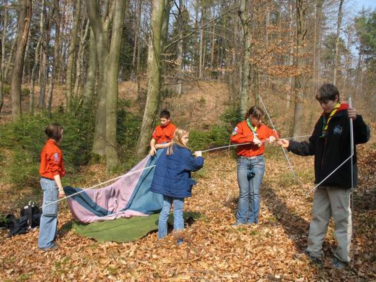 postavljanje šotora