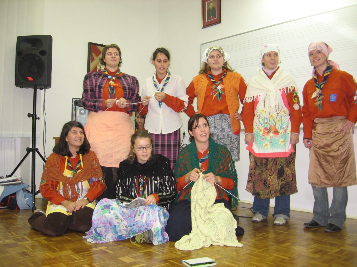 skavtski večer pre obiskom sv. Miklavža