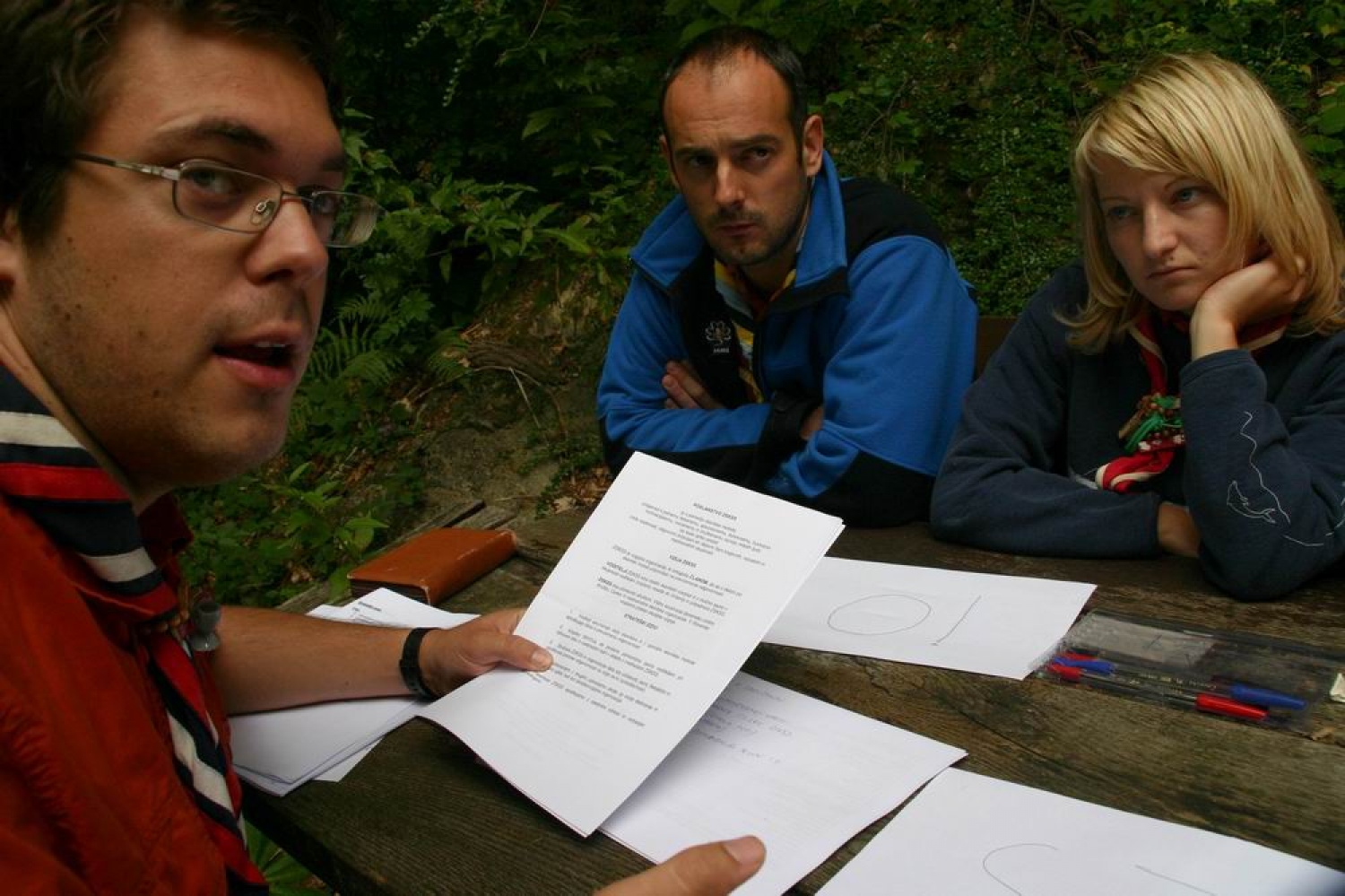 Fotografije izhoda IO, avgusta 2007.