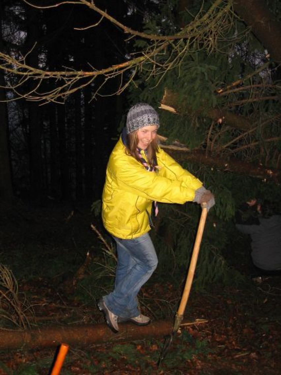 poziranje pred bivakom