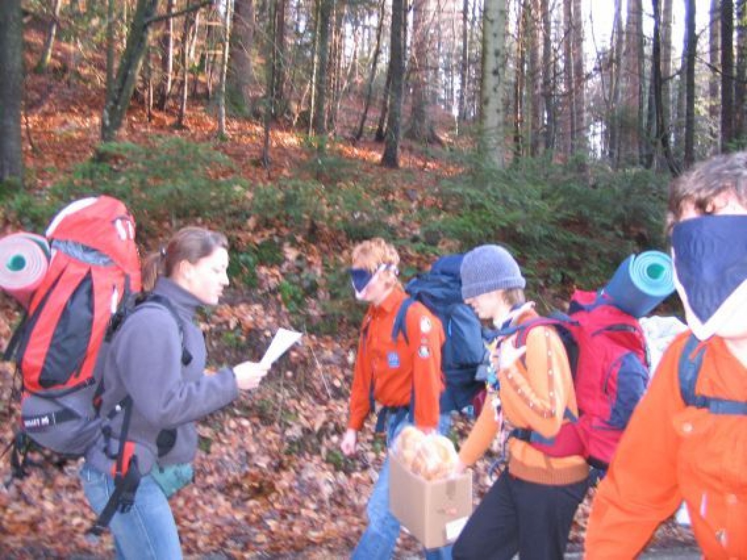 z zavezanimi očmi smo hodili in poslušali Jakobovo zgodbo