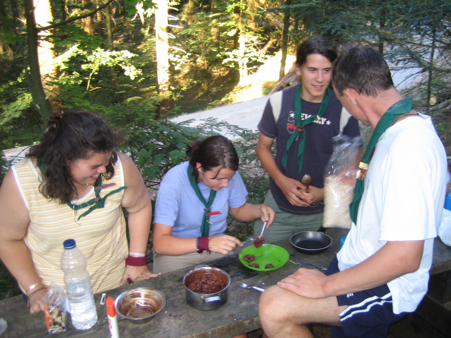 Skupni dnevi skavtov iz vse Slovenije na taborni šoli bodoči voditelj 1.