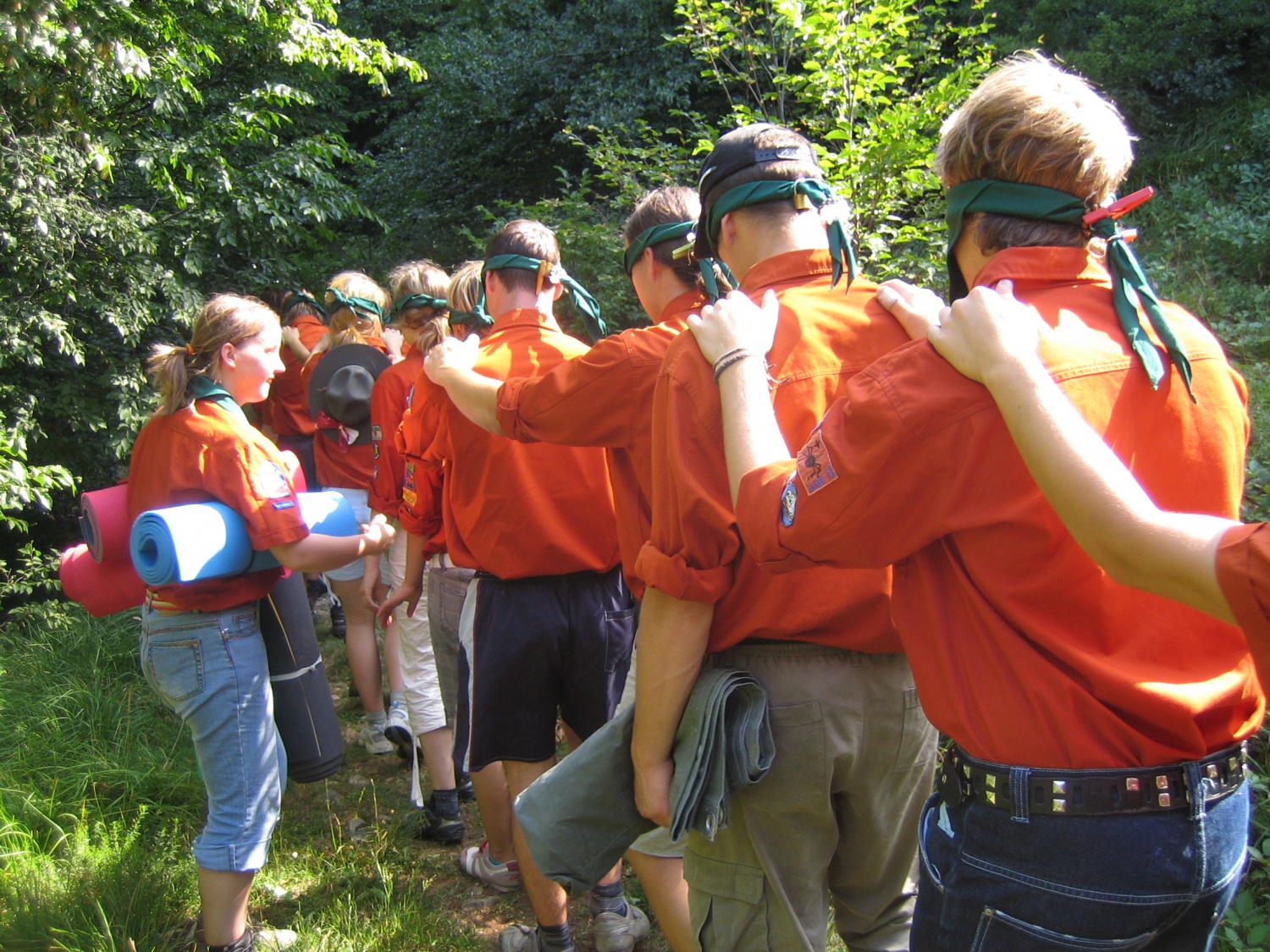 Skupni dnevi skavtov iz vse Slovenije na taborni šoli bodoči voditelj 1.