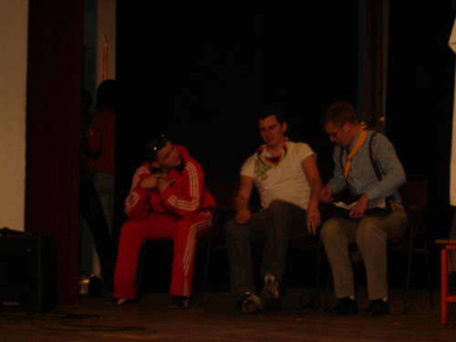 Dogajanje na skavtkem dogodku Skavtski talenti odra, ki ga je pripravil klan Drznih skovikov iz ŠL 2