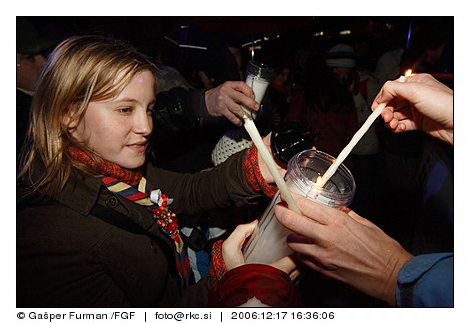 Prireditev ob sprejemu LMB pred mestno hišo