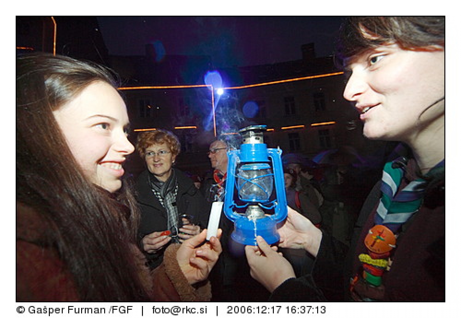 Prireditev ob sprejemu LMB pred mestno hišo