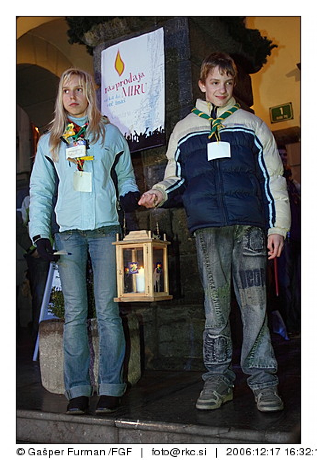 Prireditev ob sprejemu LMB pred mestno hišo