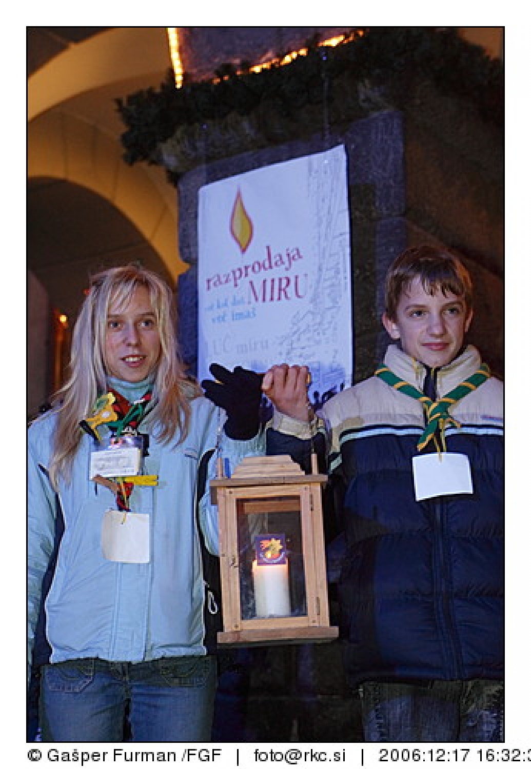 Prireditev ob sprejemu LMB pred mestno hišo