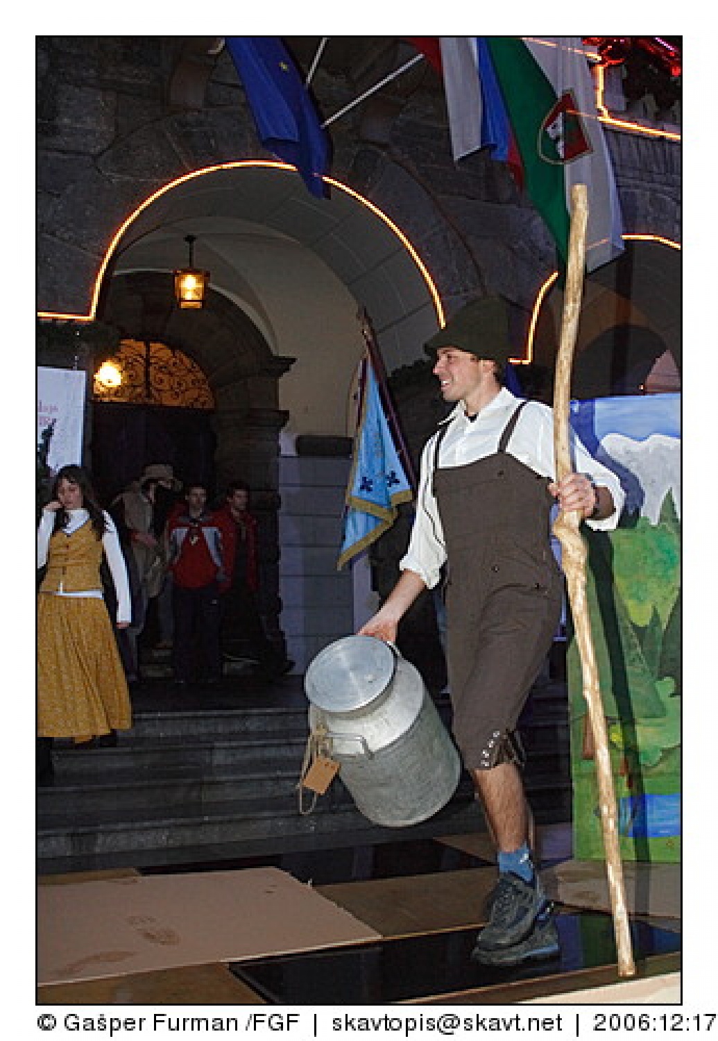 Prireditev ob sprejemu LMB pred mestno hišo