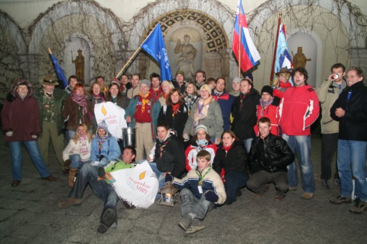 Fotografije z Dunaja in sprejema LMB v Ljubljani