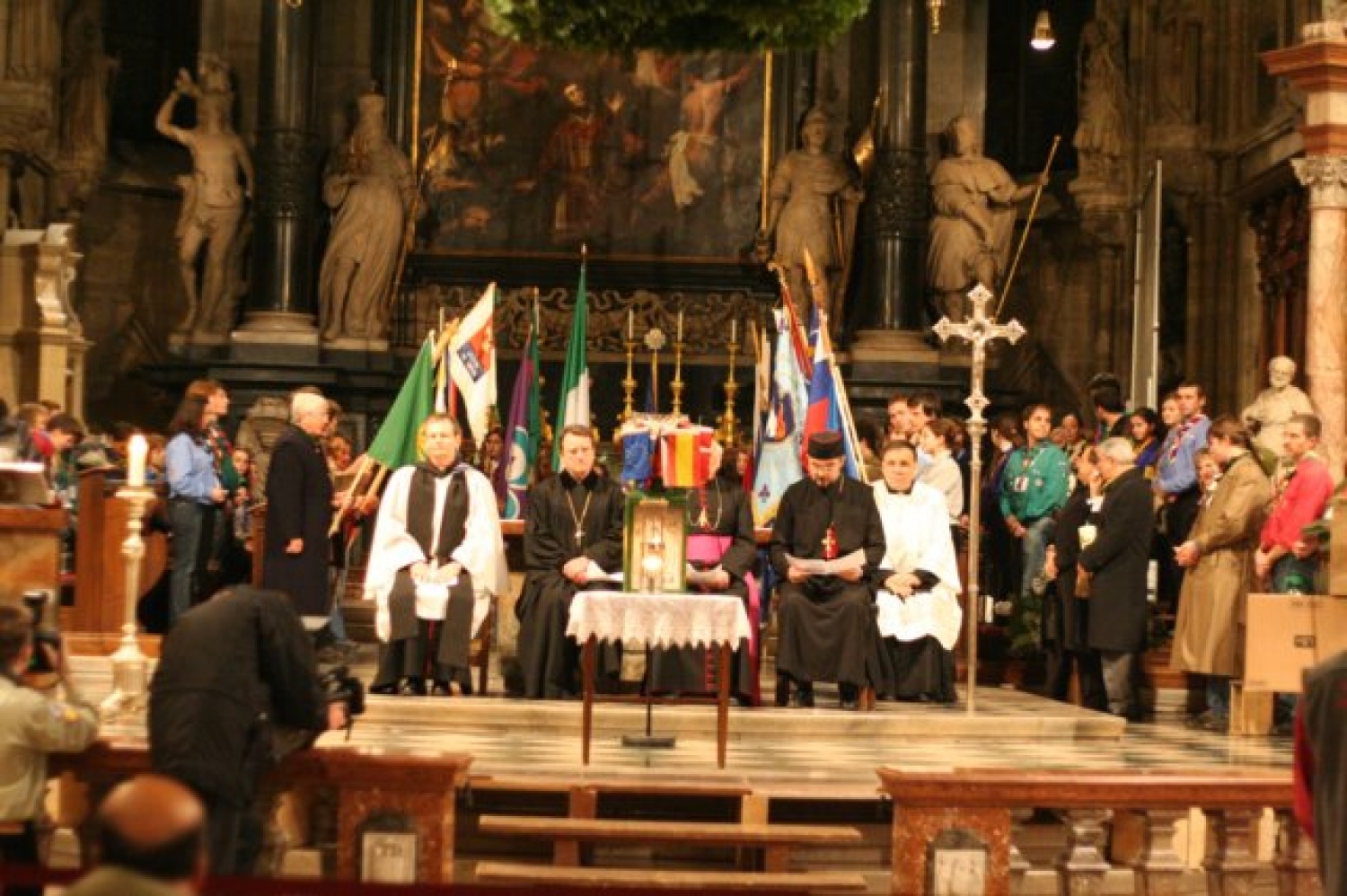 Fotografije z Dunaja in sprejema LMB v Ljubljani