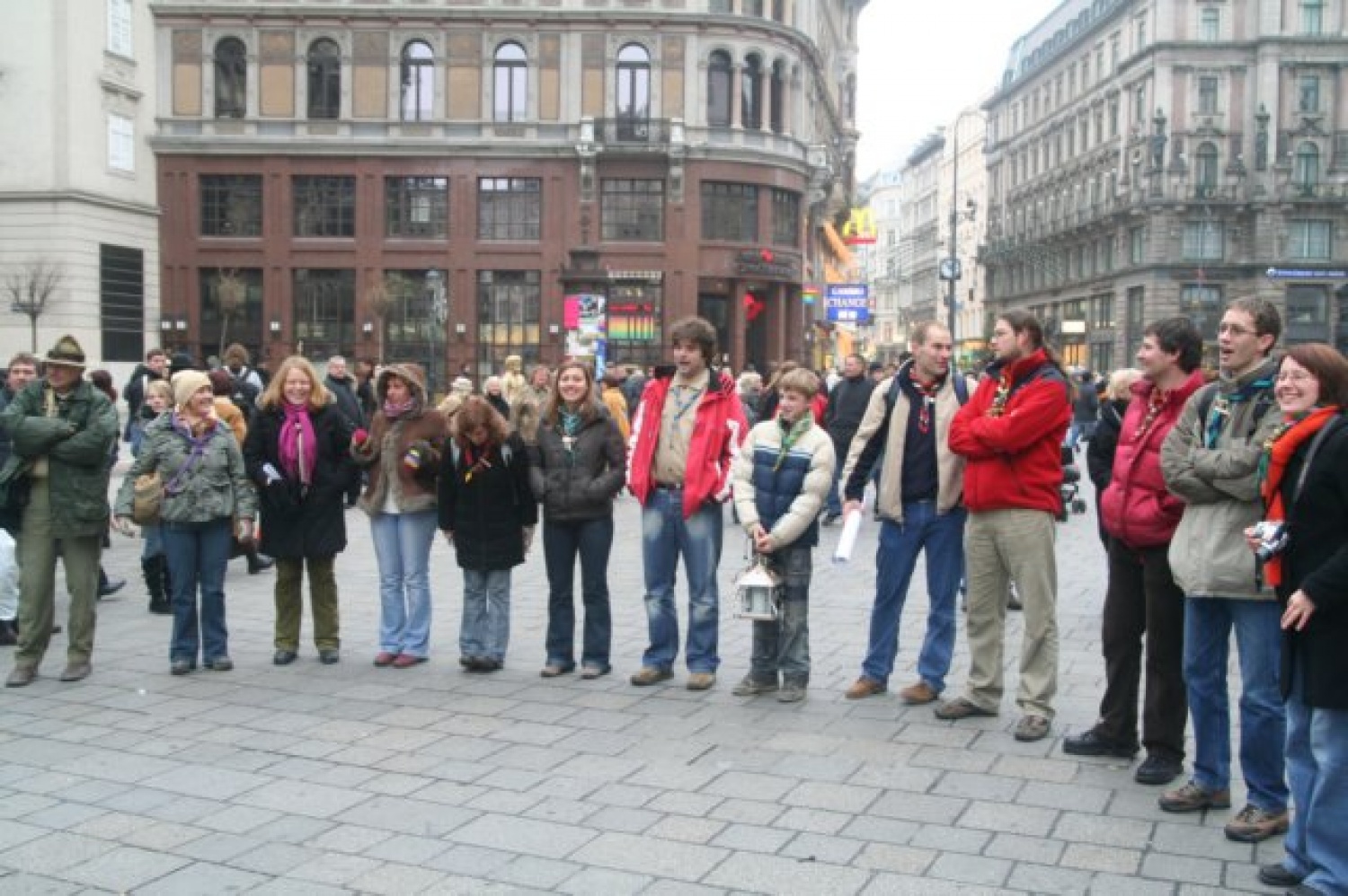 Fotografije z Dunaja in sprejema LMB v Ljubljani