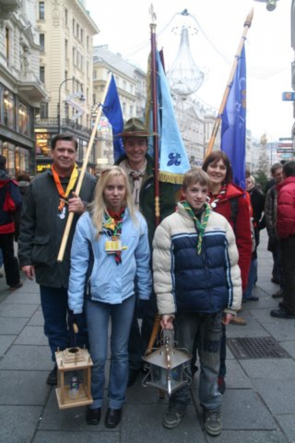 Fotografije z Dunaja in sprejema LMB v Ljubljani