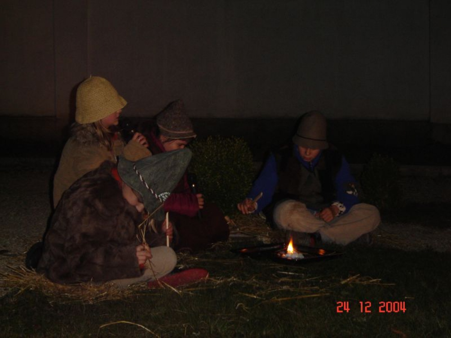 pastirji pri večernem pogovoru