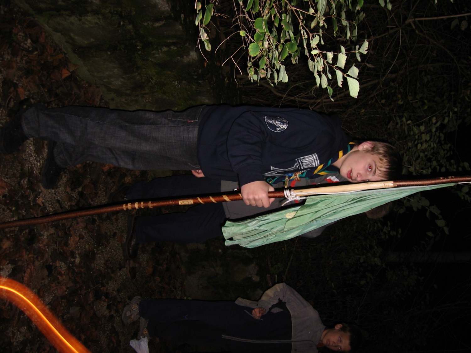 Tudi četa Polhov (skavtske skupine Novo mesto 1) je v polnem zagonu.