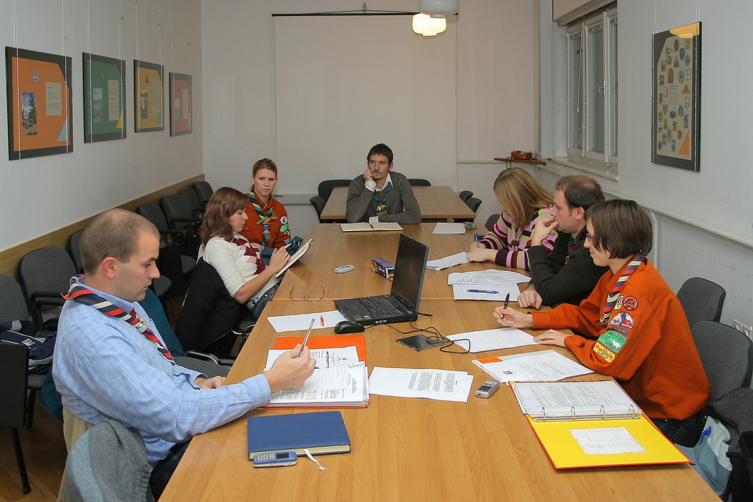 S srčanja predstavnikov organizacij, ki sodelujajo pri pripravi LMB 2006.