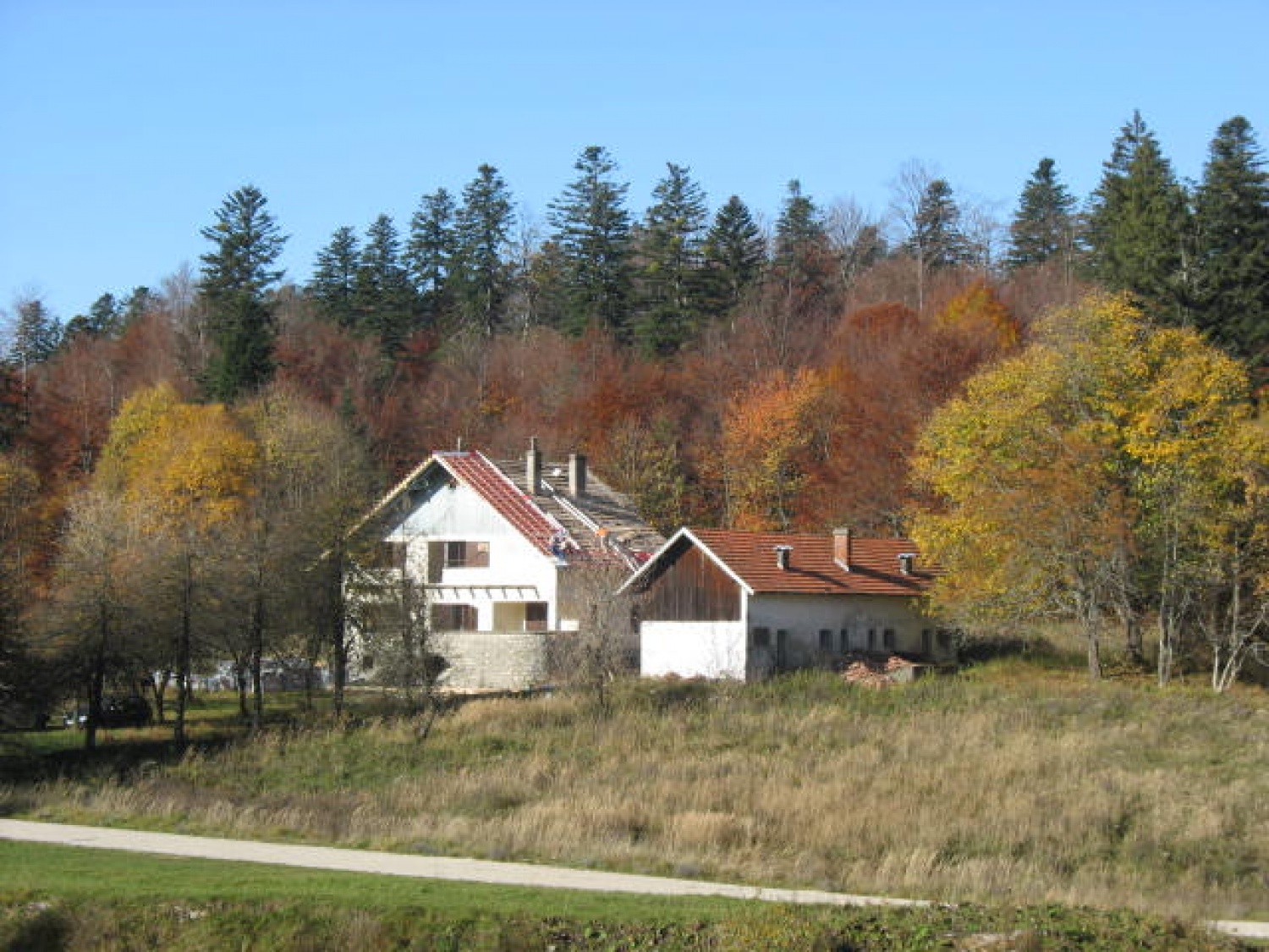 Obnova strehe na skavtskem domu v Kočevskem rogu