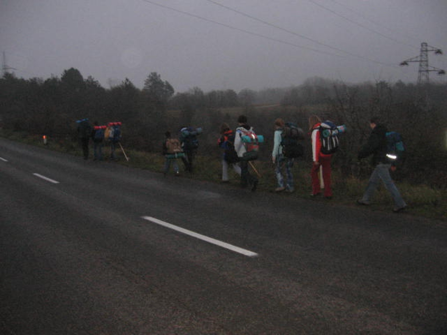 Sprehod po dežju (no ja, megli)