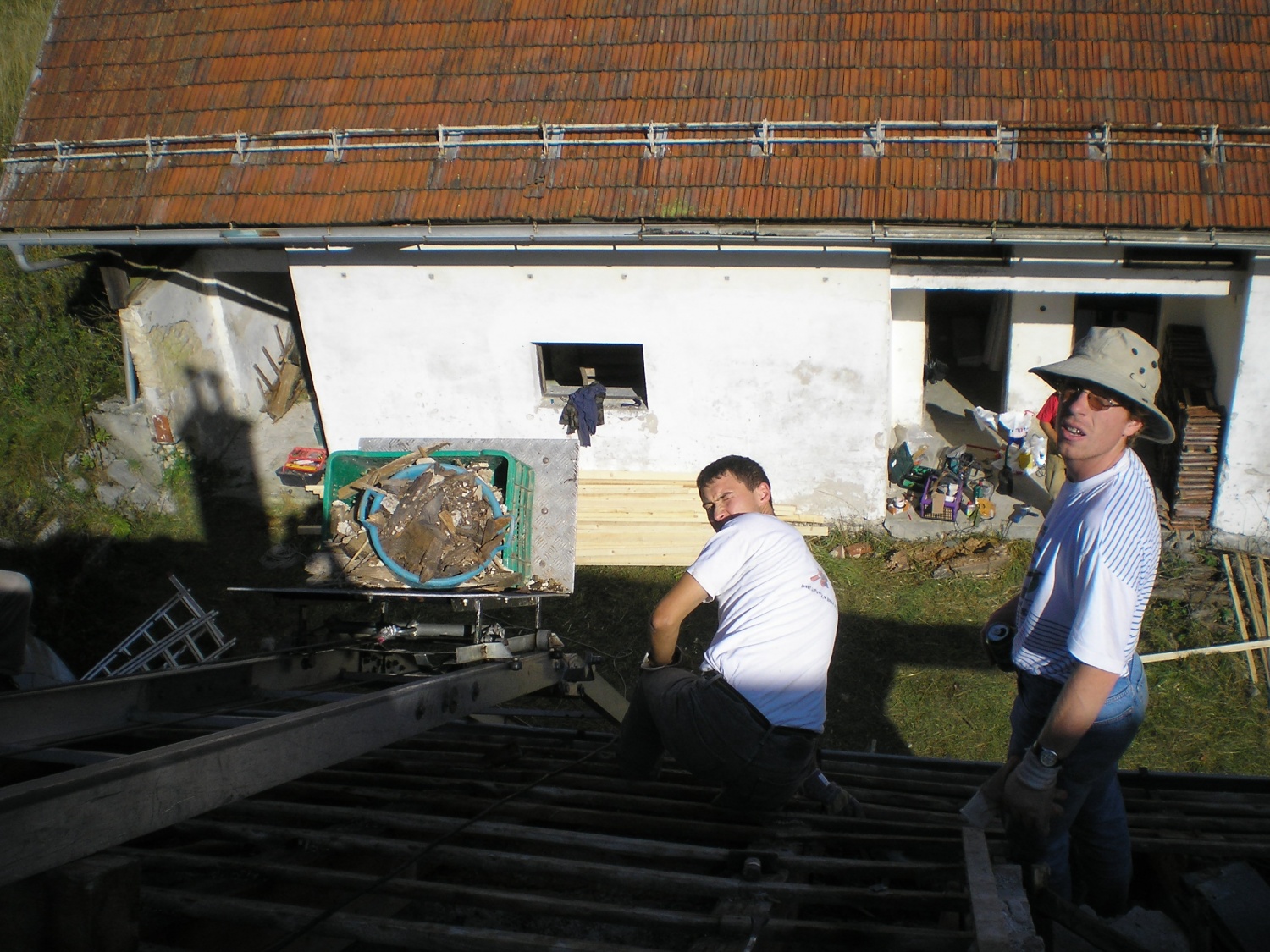 Delo na strehi v Kočevskem Rogu