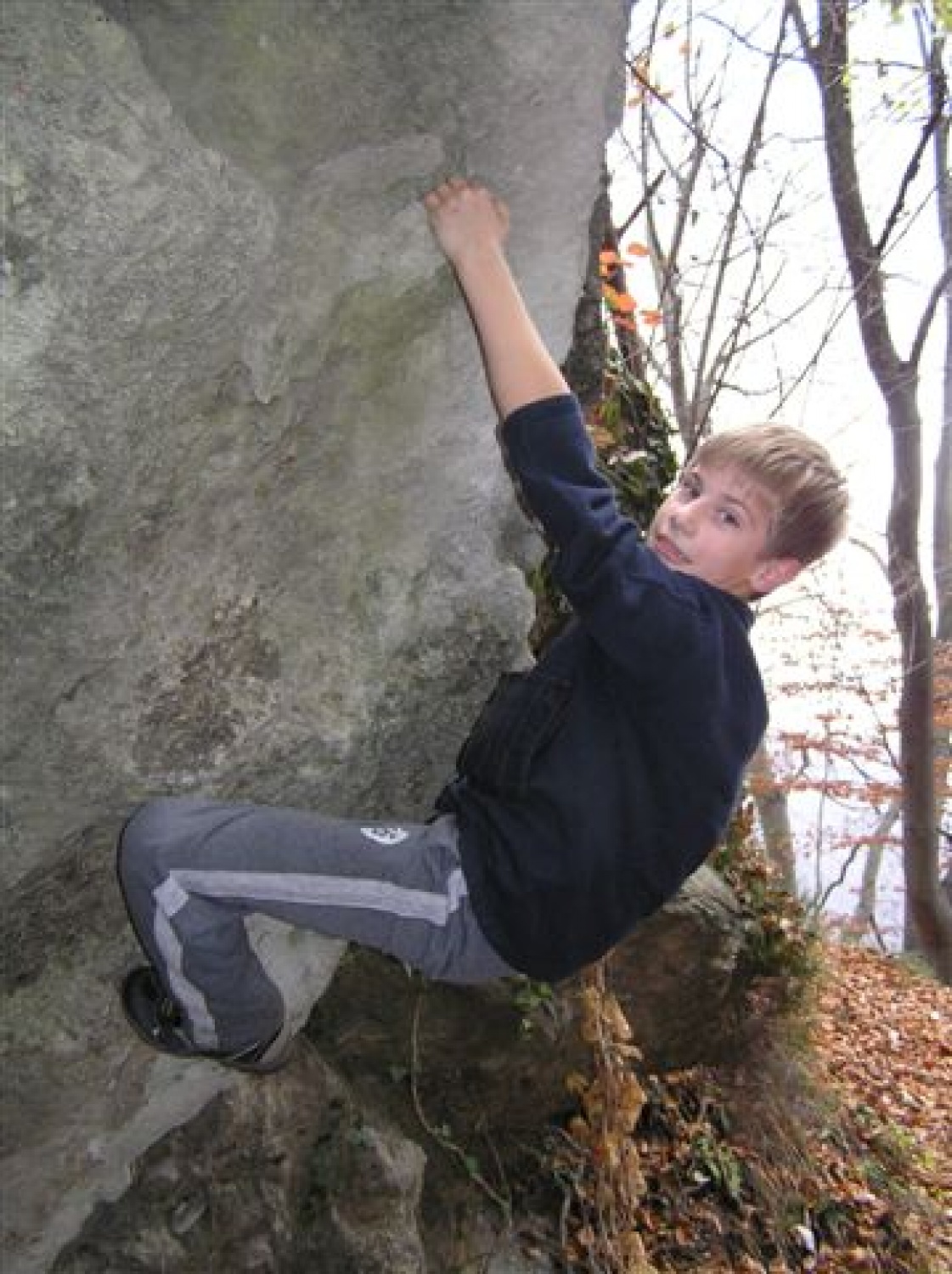 Vsak se ej preizkusil tudi v plezanju.