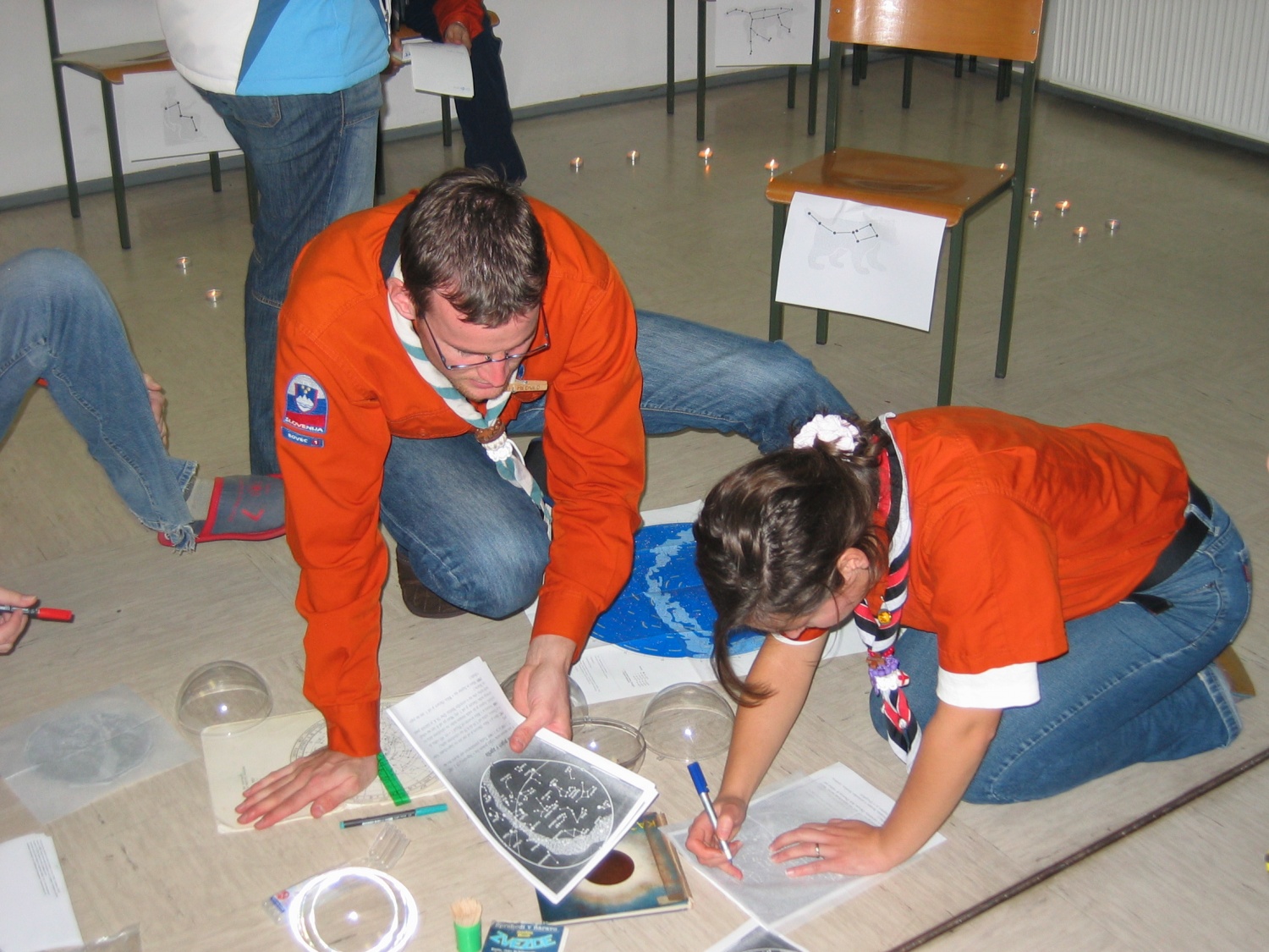 Delavnica o zvezdah.