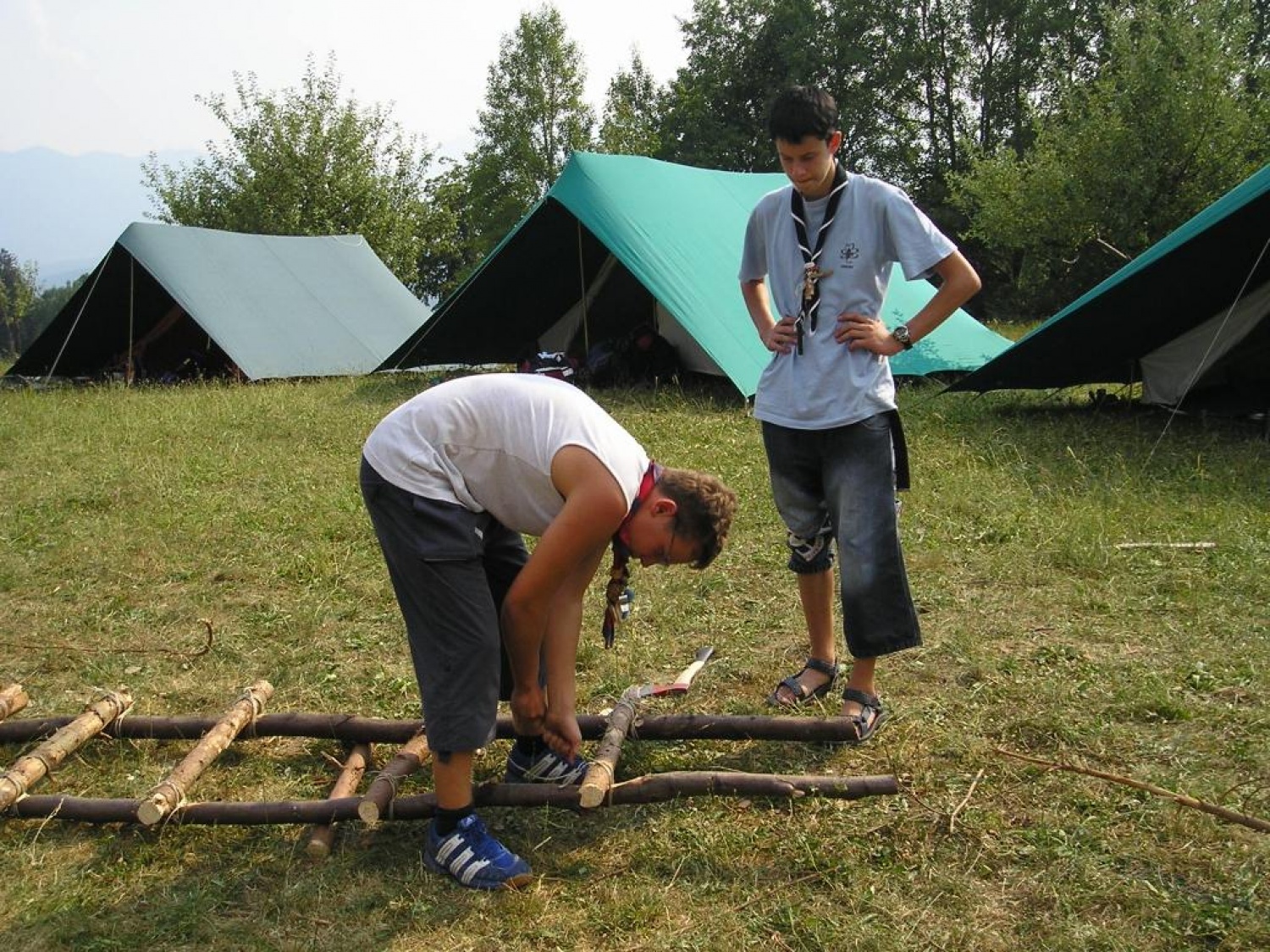 izdelava lojtrce za podest