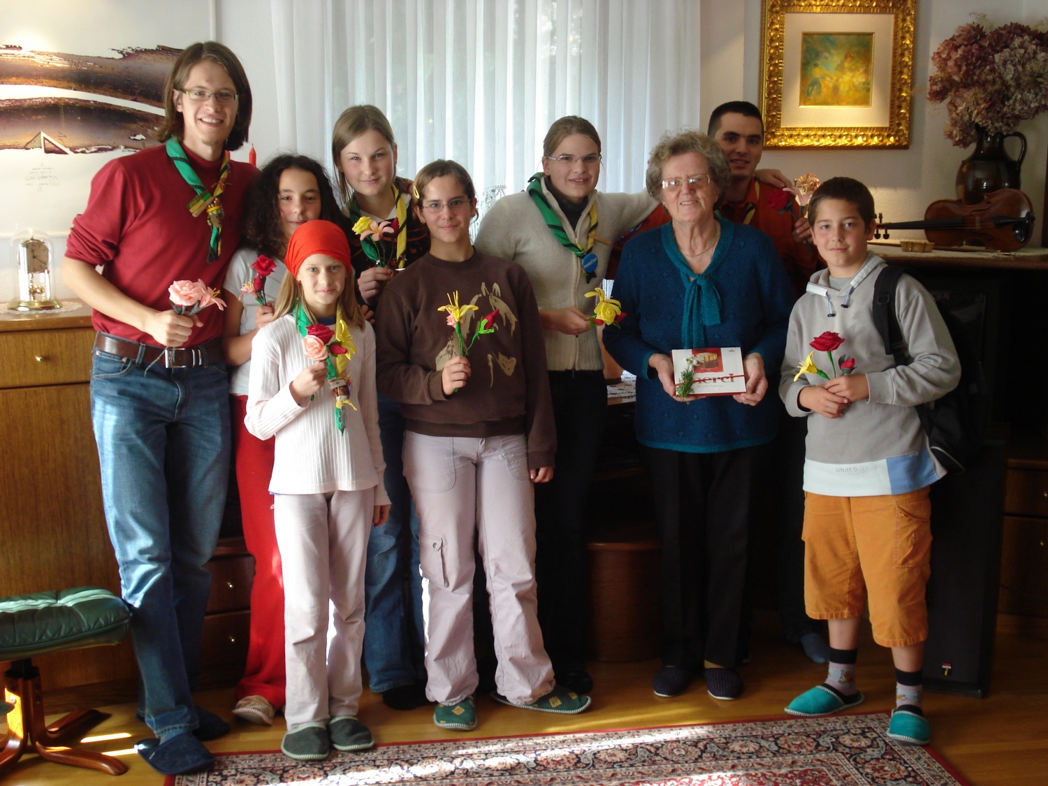 Izdelovanje papirnatih rož