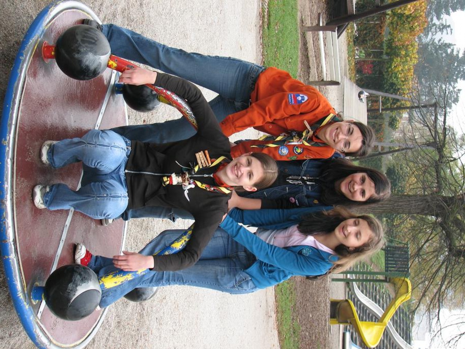 Izhod vodnikov čete Škotskih koliščarjev