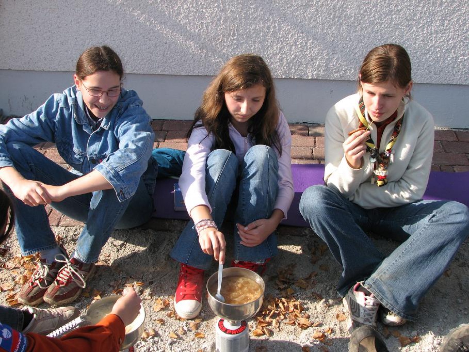 Izhod vodnikov čete Škotskih koliščarjev