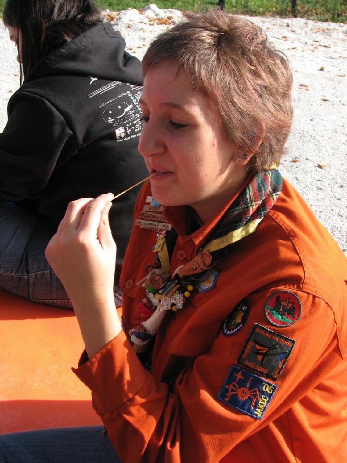 Izhod vodnikov čete Škotskih koliščarjev